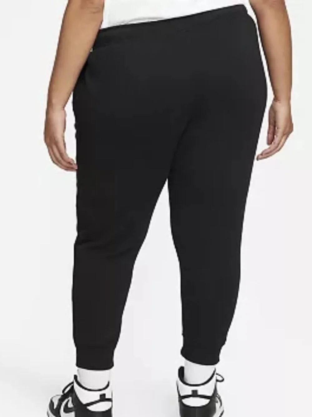 Nike Sweatpants 3X Black Jogger Standard Fit Mid Rise Fleece Pants Plus Size NWT